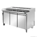 PWB150 three door DELUXE Pizza Prep Bench view 15