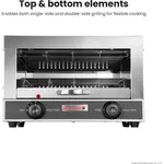 Benchstar Single Infrared Quartz Element Salamander Griller Toaster - QT-1