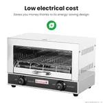 Benchstar Single infrared quartz element salamander griller toaster and timer - QT-1 view 11