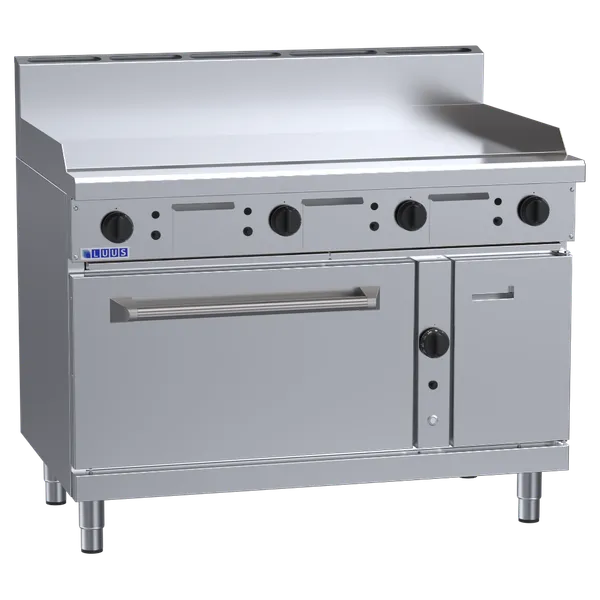 RF-12P: 1200mm Commercial Gas Griddle Range & Convection Oven