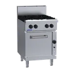 RF-4B: 600mm Commercial 4 Burner Range with Convection Oven