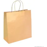 PakMax Medium Twist Handle Kraft Paper Bags