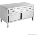 Modular System Bench Cabinet with 3 Drawers & Doors - SKTD6-1500