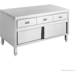 Modular System Bench Cabinet with 3 Drawers & Doors - SKTD6-1500