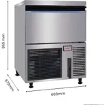 Blizzard Premium Under-Counter Ice Maker Large Cube Ice – SN-200P