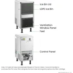 Blizzard Underbench Bullet Ice Maker 25Kg - SN-25C