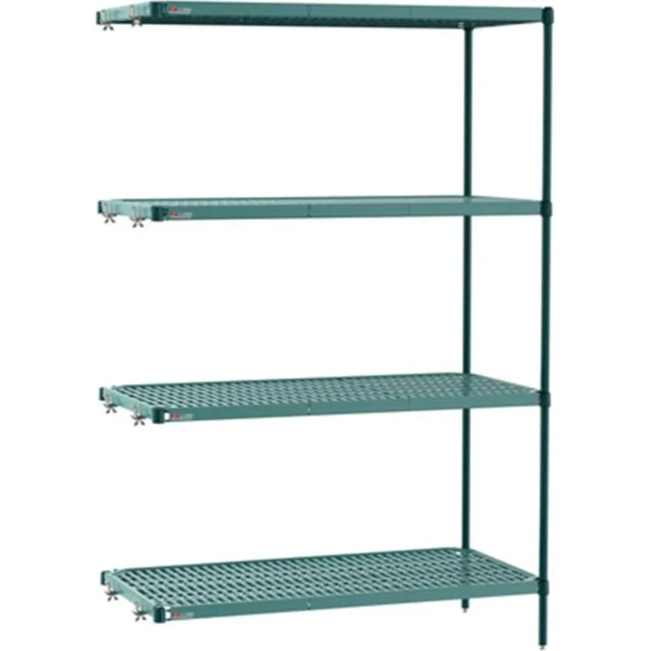 Metro Super Erecta PRO 5 Tier Add-On Polymer Mat Shelving - 21 x 42 x 74"