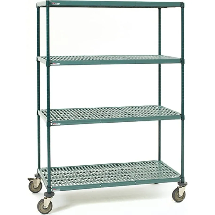 Metro Super Erecta PRO Polymer Mat Shelving - MOBILE 4 Tier 18 X 42 X 68"