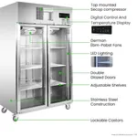 Thermaster Double Door Upright Display Fridge - SUCG1000