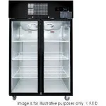 SUCG1000B Double Door Upright Display Fridge (Black)