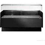 Tecnodom Serie MR80 Black 1520mm Wide Deli Display with Storage and Castors