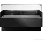 Tecnodom Serie MR80 Black 1520mm Wide Deli Display with Storage and Castors