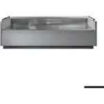 Tecnodom Serie MR80 Black 1520mm Self-serving Deli Display with Storage and Castors