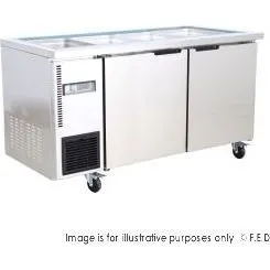 Thermaster 12x1/3 GN pan Ventilated Refrigerated Saladette - TL1500TN-12P