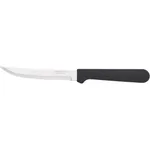 Churrasco Tulum Steak Knife Serrated Narrow Blade Black 127mm