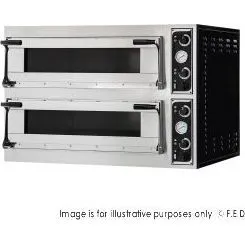 Prismafood Pizza Ovens Double Deck 8 x 40cm - TP-2