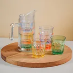 Bamboo Water Pitcher W/Removal Base Polycarbonate 1.0L