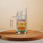 Bamboo Water Pitcher W/Removal Base Polycarbonate 1.0L