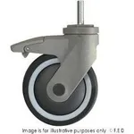 Modular System 5" TPR Braked Castor for PCU Vented Shelf