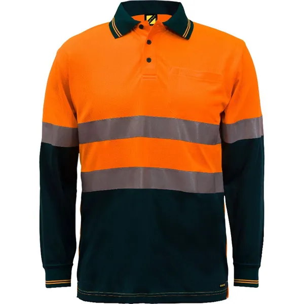 Hi Vis Two Tone Ls Polo & Tape