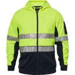 Two Tone Hi Vis Hoodie W Tape
