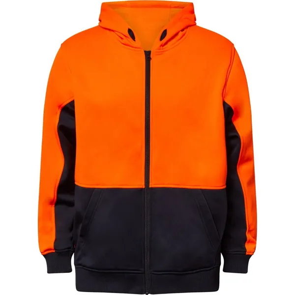 Hi Vis Hoodie W/zip