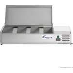 FED-X Salad Bench with Stainless Steel Lid - XVRX1200/380S
