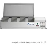 FED-X Salad Bench with Stainless Steel Lid - XVRX1200/380S