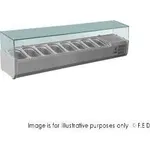 FED-X Flat Glass Salad Bench - XVRX1800/380