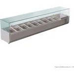 FED-X Flat Glass Salad Bench - XVRX2000/380