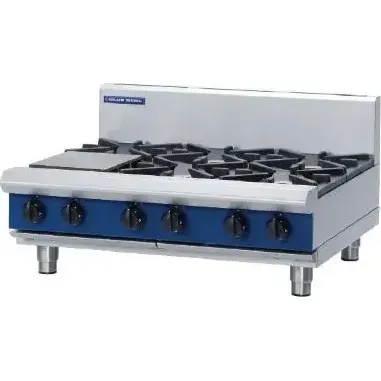 Blue Seal By Moffat 6 Burner Propane Gas Cooktop G516c-B ; Lpg/Propane