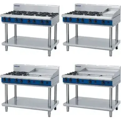 Blue Seal By Moffat Freestanding 8 Burner Propane Gas Cooktop G518d-Ls ; Lpg/Propane