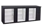 3 Door Glass Door Back Bar