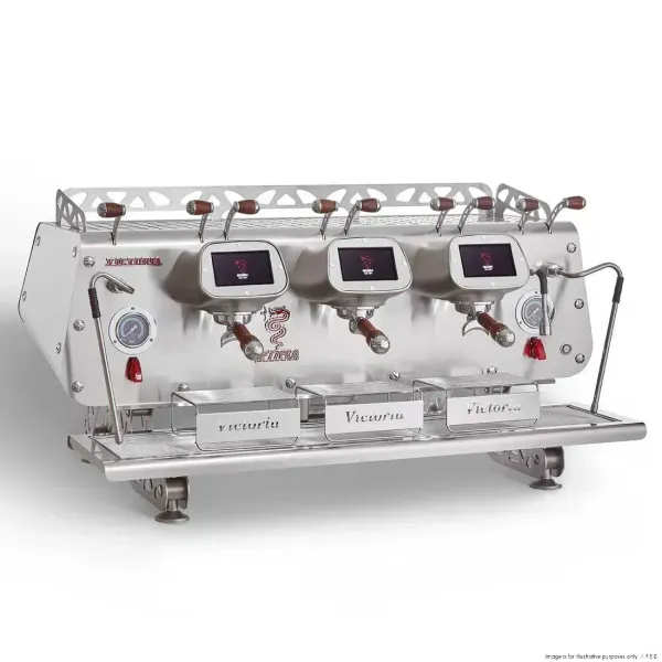 Bezzera VICTORIA White 3-Group Professional Espresso Machine