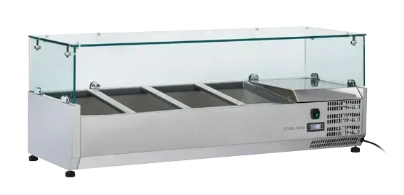 1200 Glass Refrigerated Ingredient Well
