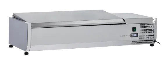 1200 Stainless Steel Lid Refrigerated Ingredient Well