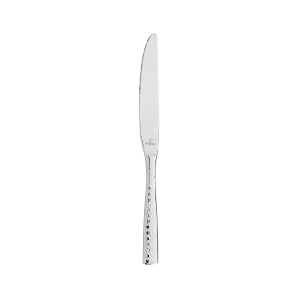 Lucca Faceted Table Knife-S/S Solid Handle