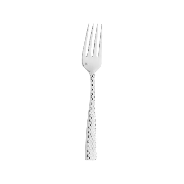 Lucca Faceted Serving Fork-18/10
