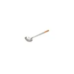 Ladle-S/S, Wood Handle, 100mm