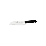 Santoku Knife-Black, 180mm, -granton Edge (hr85.18)