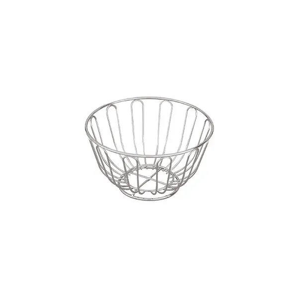 Bread Basket Chrome Round — 200x115mm