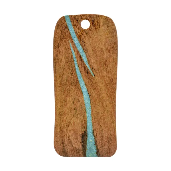 Lapis Rect. Board - 511x228mm - Cherry W/Turquois