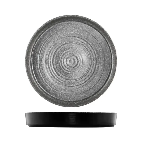 Infuse Platter - 406mm Ø | 62mm H - Stone Grey