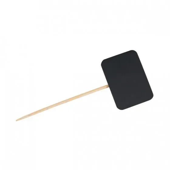 Bamboo Skewer With Chalk Board-180mm | 25pcs/Pack