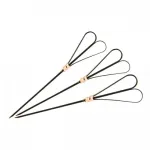 Skewer-Bamboo, Heart, Black, 100mm [pack 100]