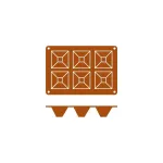 Mould Pyramid Silicon — 6 Cup