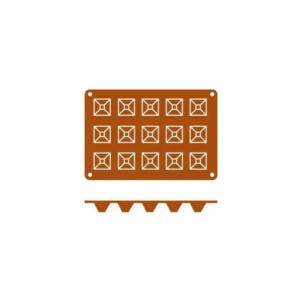 Mould Pyramid Silicon — 15 Cup