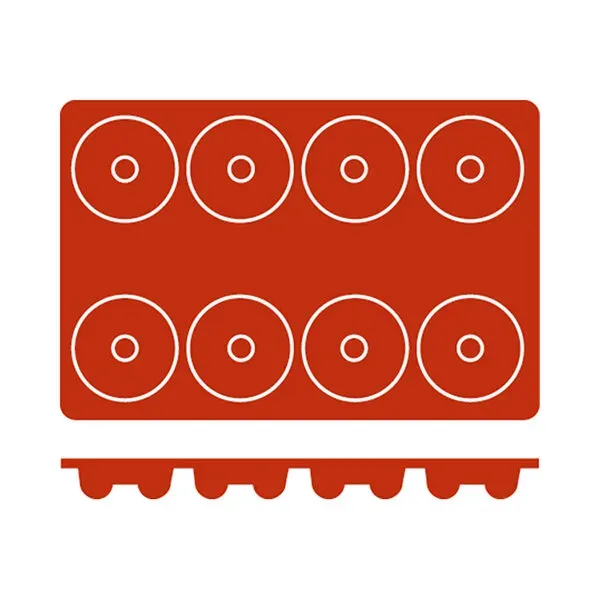 Mould Savarin Silicon — 8 Cup