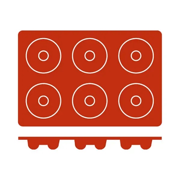 Mould Savarin Silicon — 6 Cup