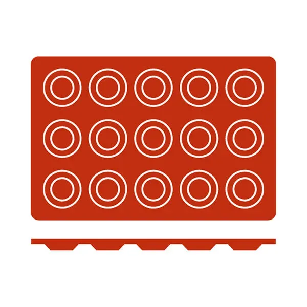Mould Mini Tartaleta Silicon — 15 Cup